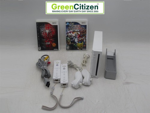 Nintendo wii console - nintendo, white